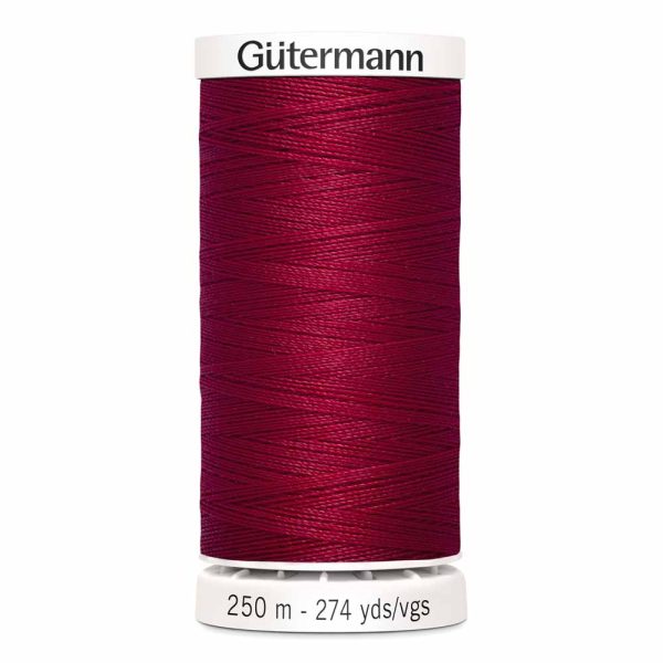 Gütermann 100% polyester (tout usage) 250m - Rouge rubis