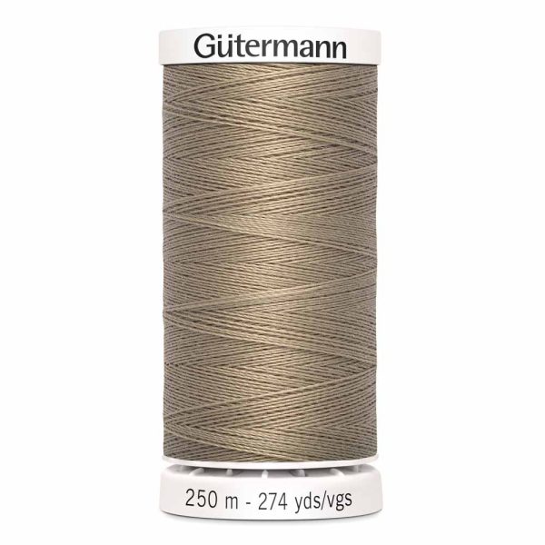 Gütermann 100% polyester (tout usage) 250m - Beige