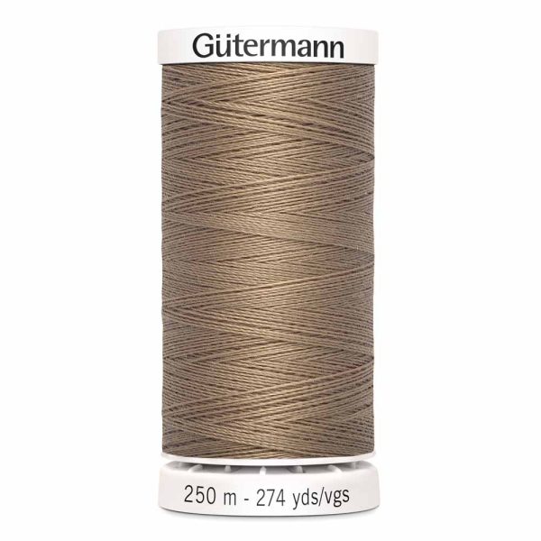 Gütermann 100% polyester (tout usage) 250m - Beige