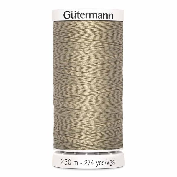 Gütermann 100% polyester (tout usage) 250m - Mastic