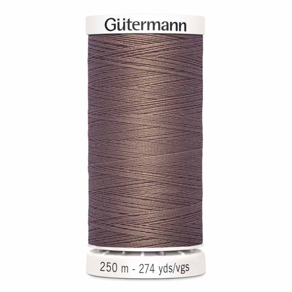 Gütermann 100% polyester (tout usage) 250m - Taupe foncé