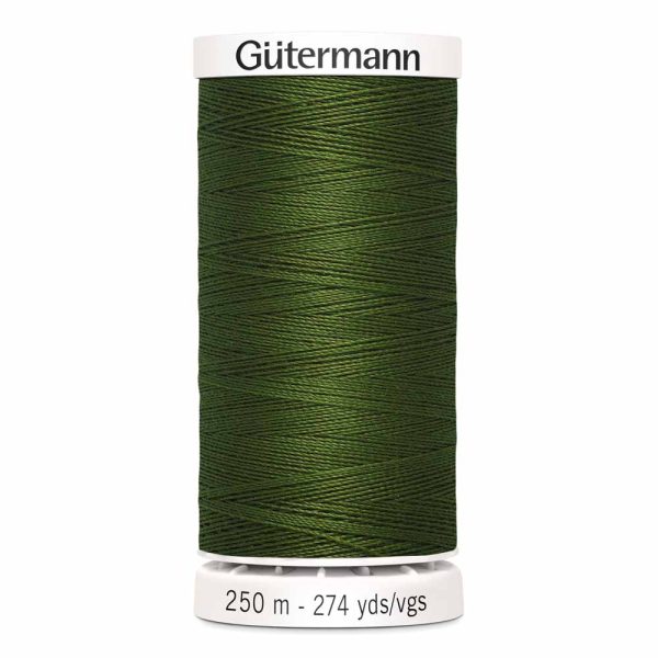Gütermann 100% polyester (tout usage) 250m - Olive