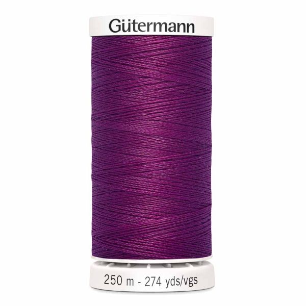Gütermann 100% polyester (tout usage) 250m - Prune