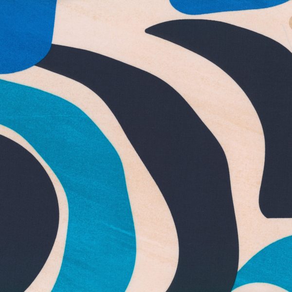 Motifs bleu - Blanc