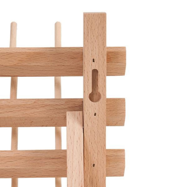 MILWARD Présentoir en bois de 25 bobines - Bois de hêtre – Image 2