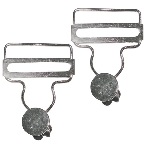 UNIQUE SEWING Boucles de salopette argent - 38mm (11⁄2″) - 2 mcx – Image 3