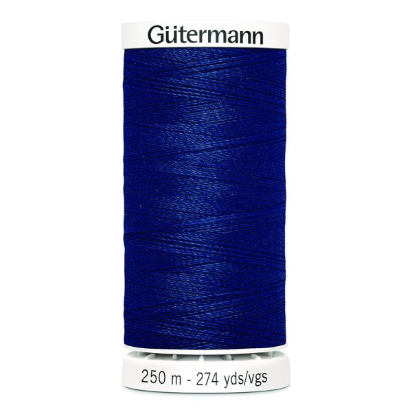 Gütermann 100% polyester (tout usage) 250m - Bleu nautique