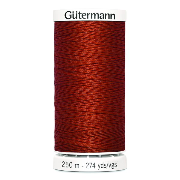 Gütermann 100% polyester (tout usage) 250m - Henna