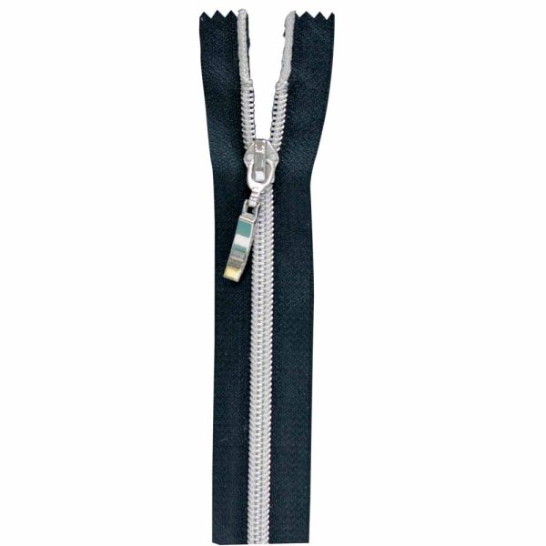 VIZZY Fermeture à glissière Mode 18cm (7″) - Noir