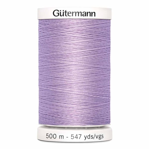 Gütermann 100% polyester (tout usage) 500m - Lilas pâle