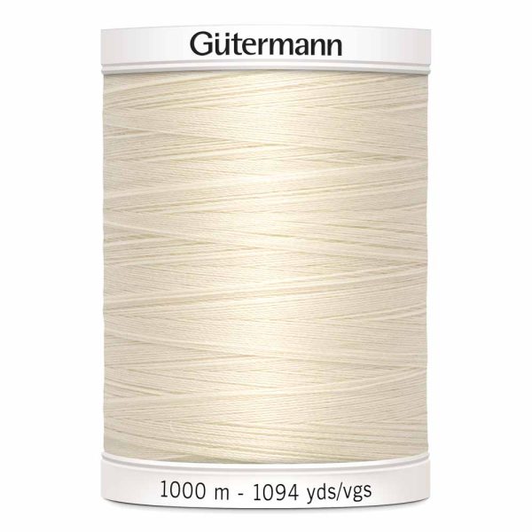 Gütermann 100% polyester (tout usage) 1000m - Coquille d'œuf