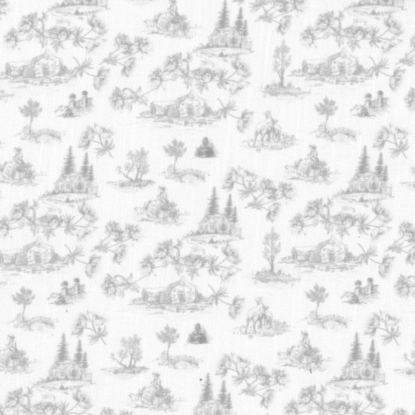 Toile de Jouy - Gris