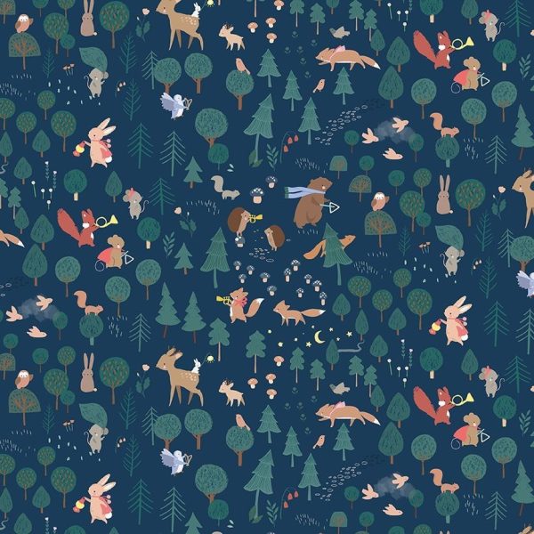 Mélodie de la forêt - Bleu foncé