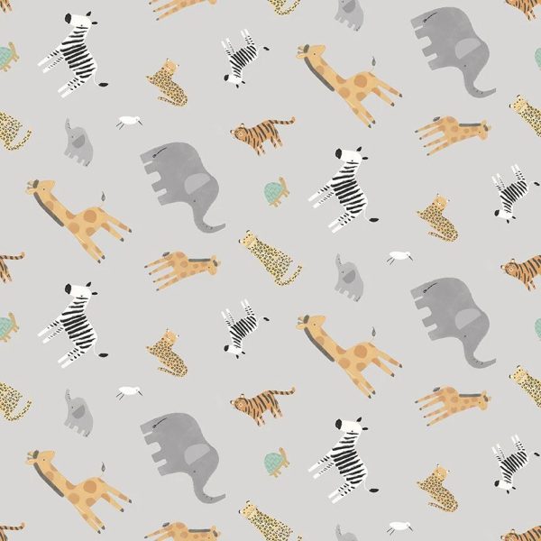 Animaux de la jungle - Gris