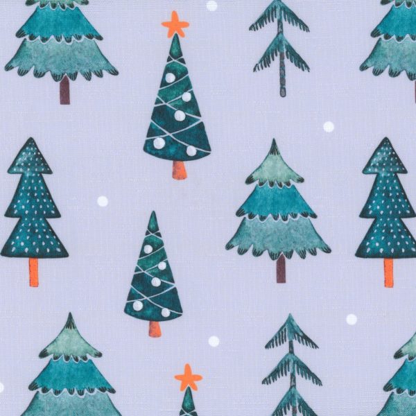 Nappe Sapins - Gris