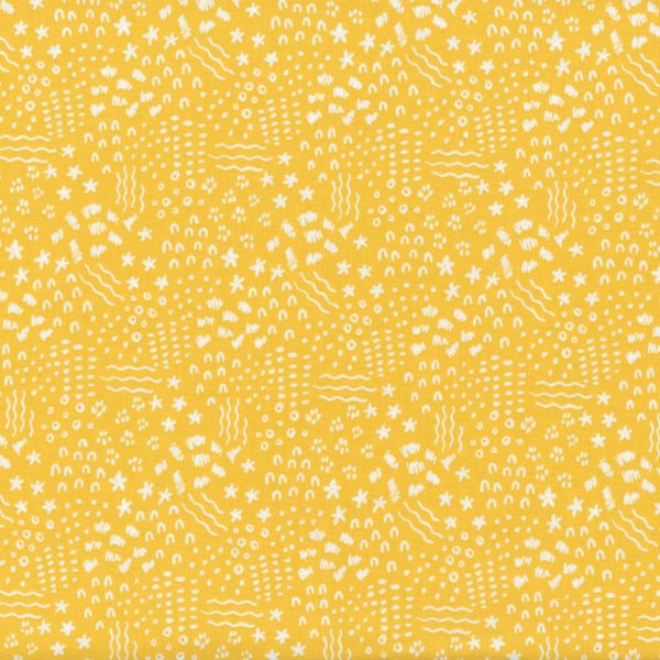 Motifs blanc - Jaune
