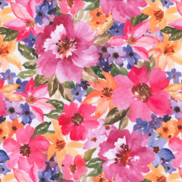 Fleurs - Effet aquarelle
