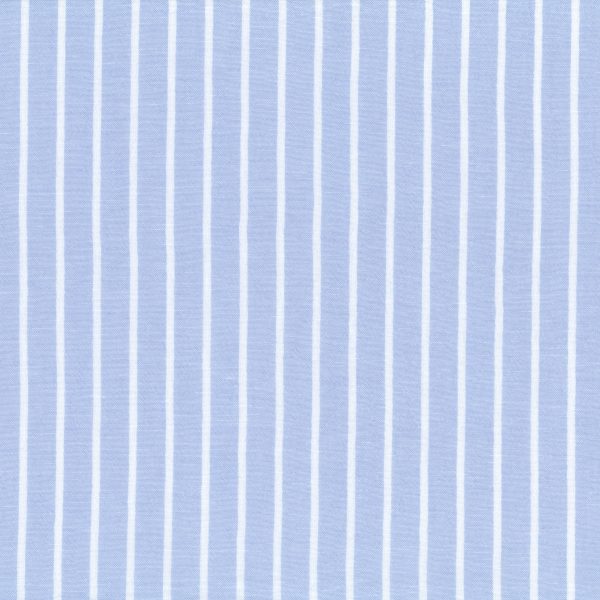 Rayé bleu et blanc