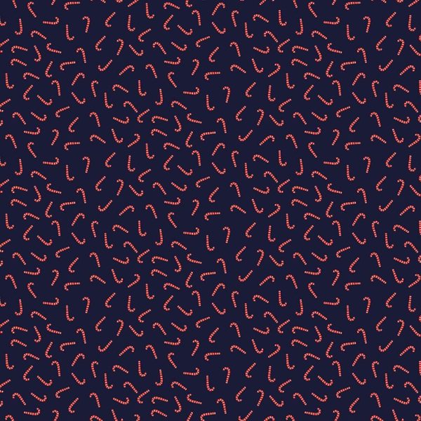Cannes de Noël - Bleu marin