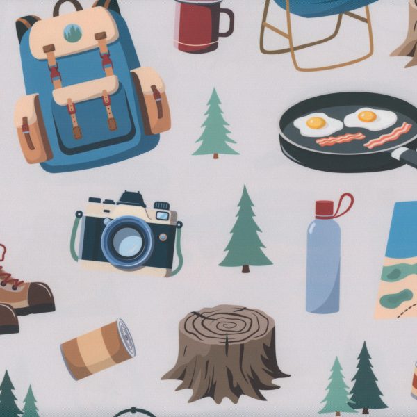 Nappe - Camping multi - Gris taupe