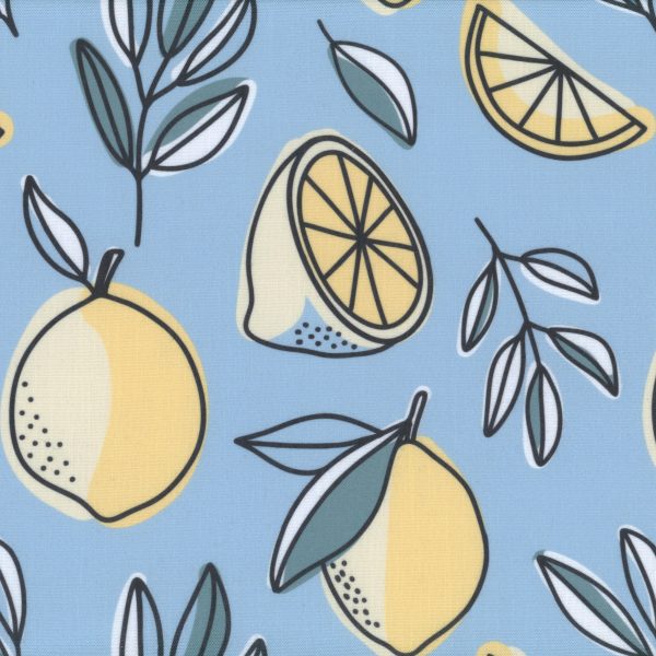 Nappe - Fresca citrons - Bleu