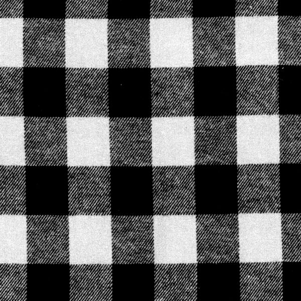 Flanelle buffalo - Blanc