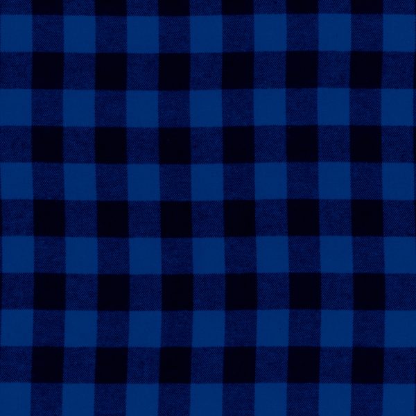 Flanelle buffalo petit - Royal