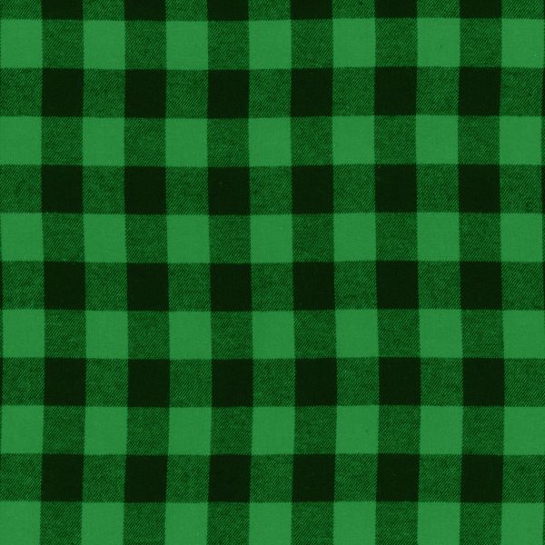 Flanelle buffalo petit - Vert