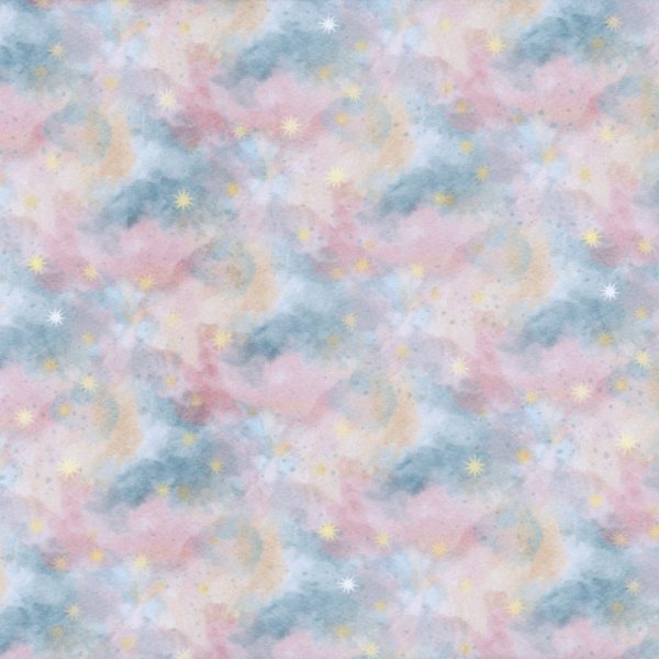 Tricot brossé - Ciel - Pastel