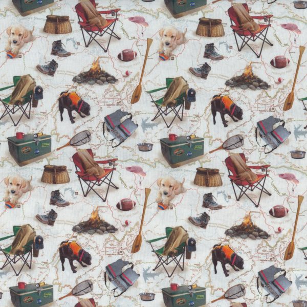 Camping et chien - Crème