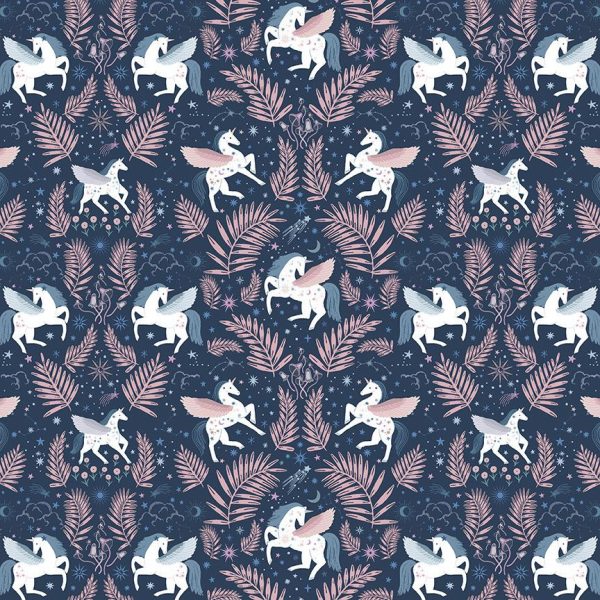 Licornes - Bleu foncé