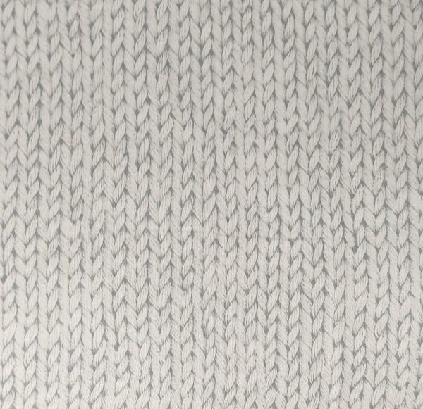 Tricot brossé - Motif de tricot - Gris