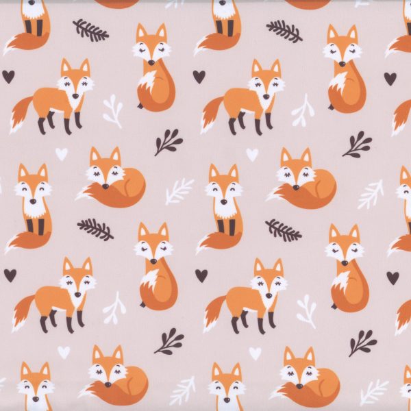 Renards et cœurs - Orange