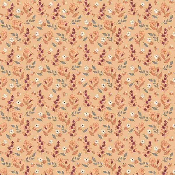 Fleurs d'automnes - Beige