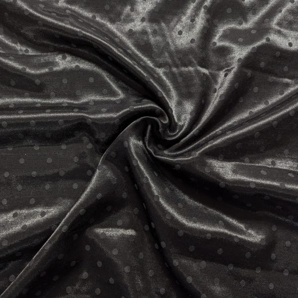 Doublure pois - Noir