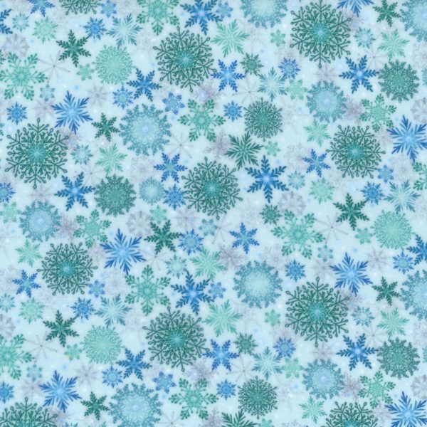 Mini plush polar - Flocons - Vert