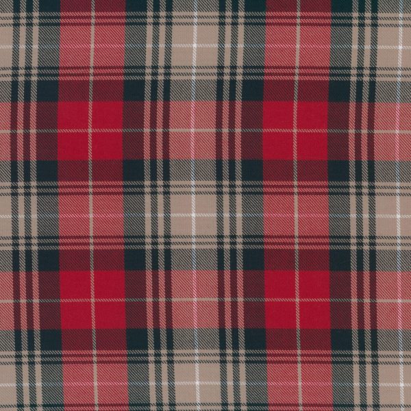 Tartan - Rouge et beige