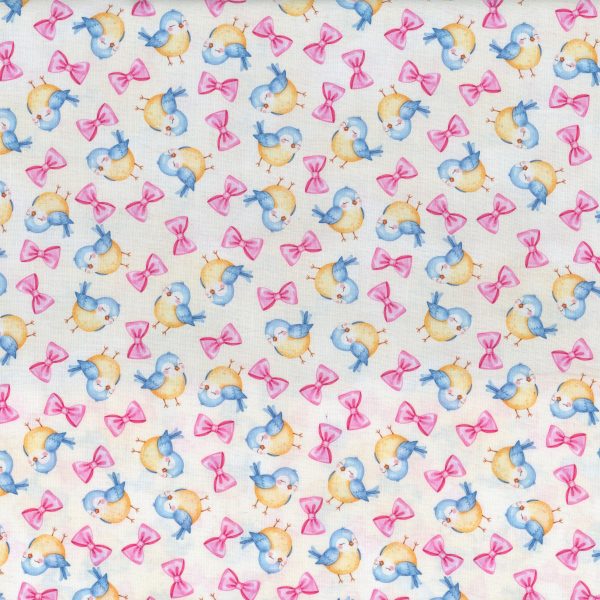 Oiseaux et boucles - Crème