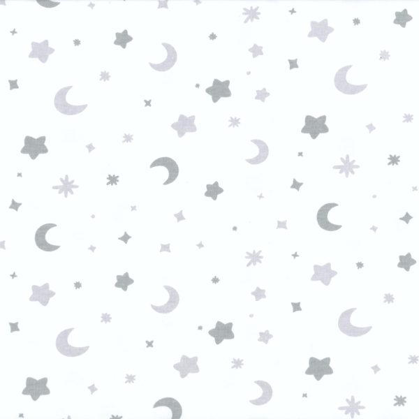 Interlock - Lune étoile - Crème